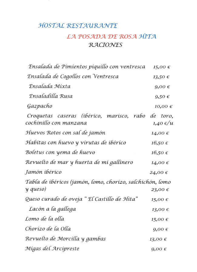 raciones